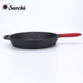 Cast Iron Skillet Fryer with vegetable oil coating